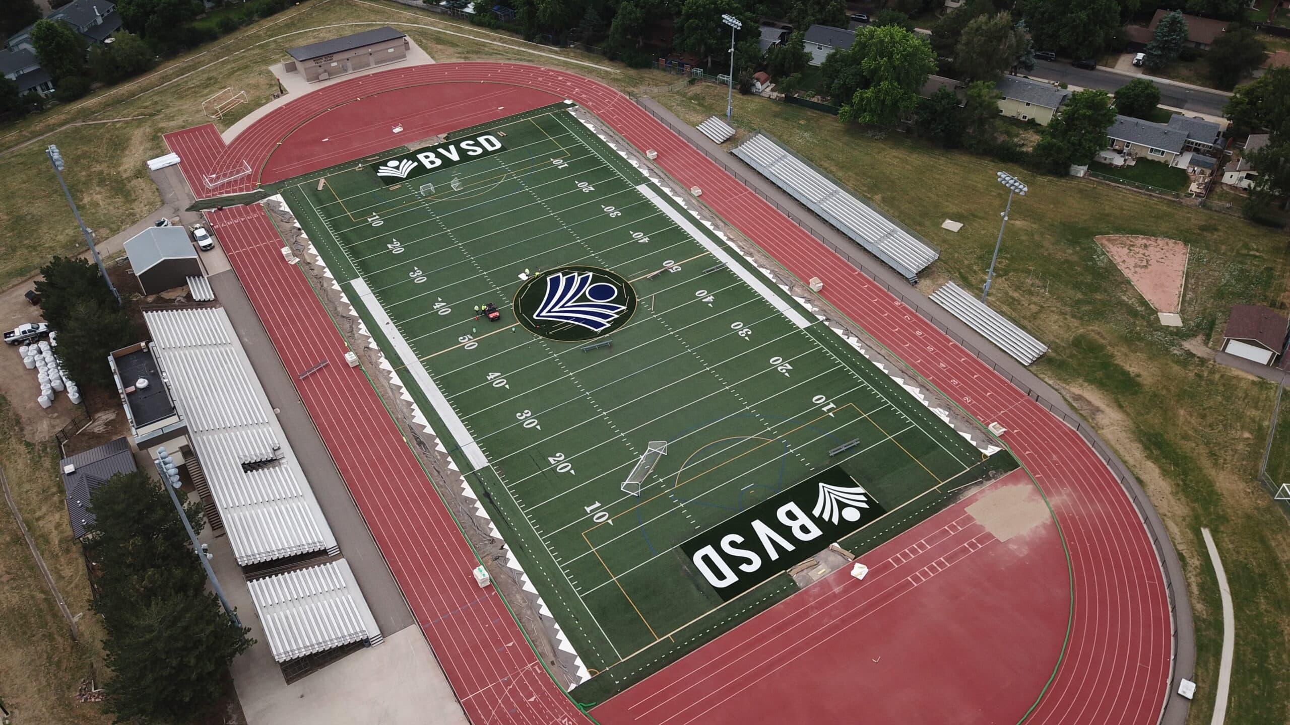 Centaurus High School — Brock surface system installation