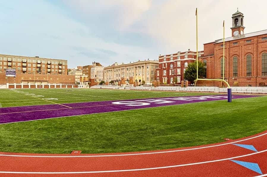 Gonzaga College High School Brock USA shock pads for artificial turf