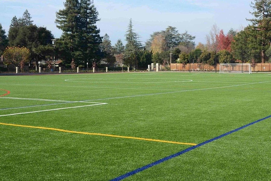 Hillview Middle School - Brock USA - shock pads for artificial turf