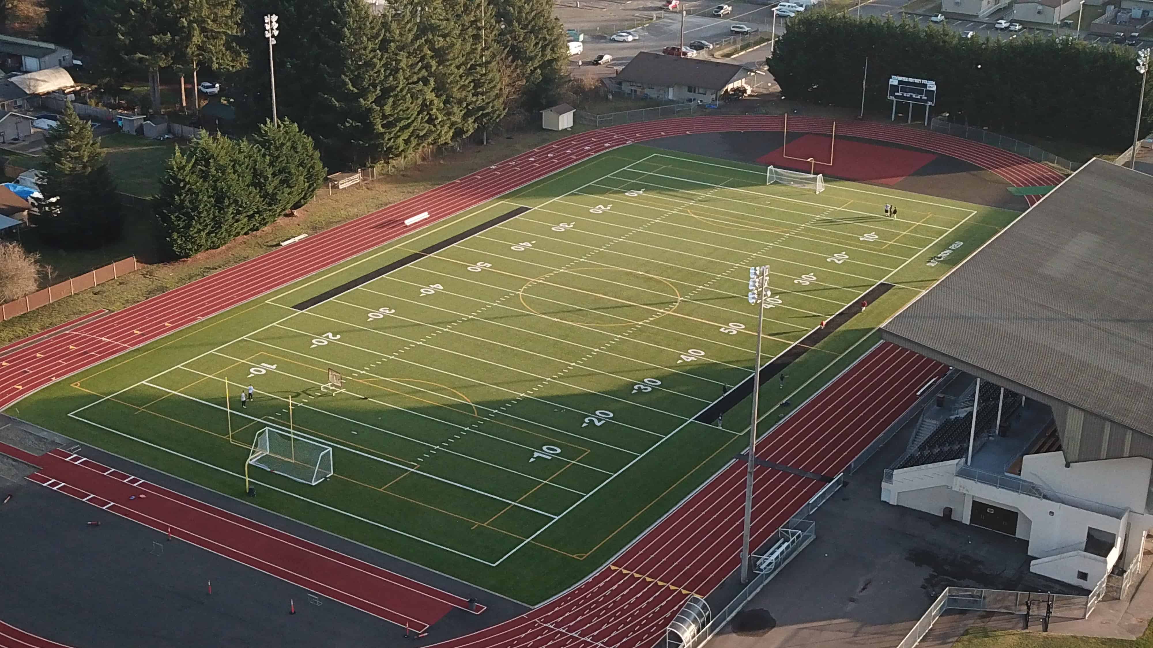 Tumwater High School - Tumwater District Stadium - Brock USA - Shock ...