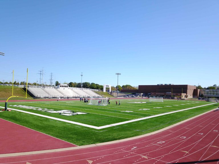 Marquette HIgh School - Brock USA - shock pads for artificial turf