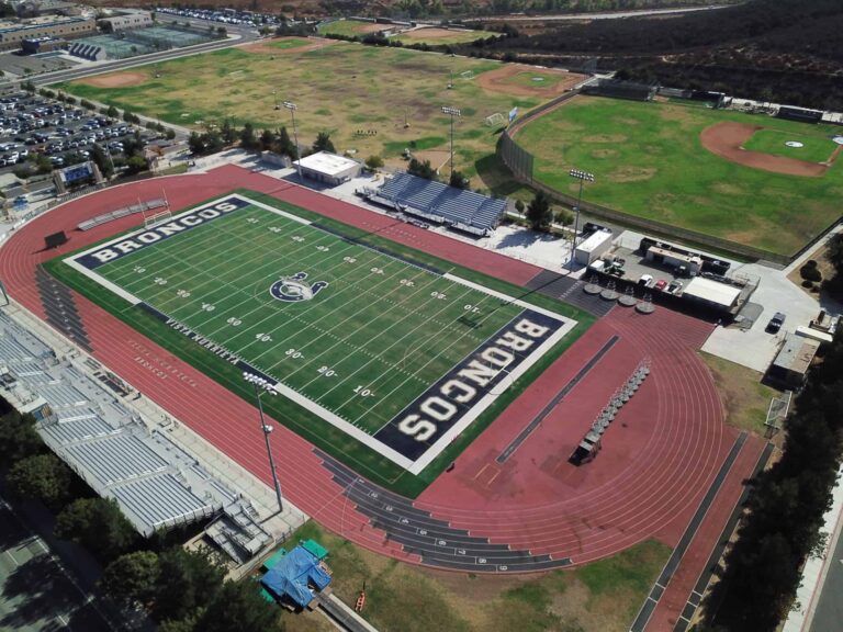 Vista Murrieta High School - Brock USA - shock pads for artificial turf