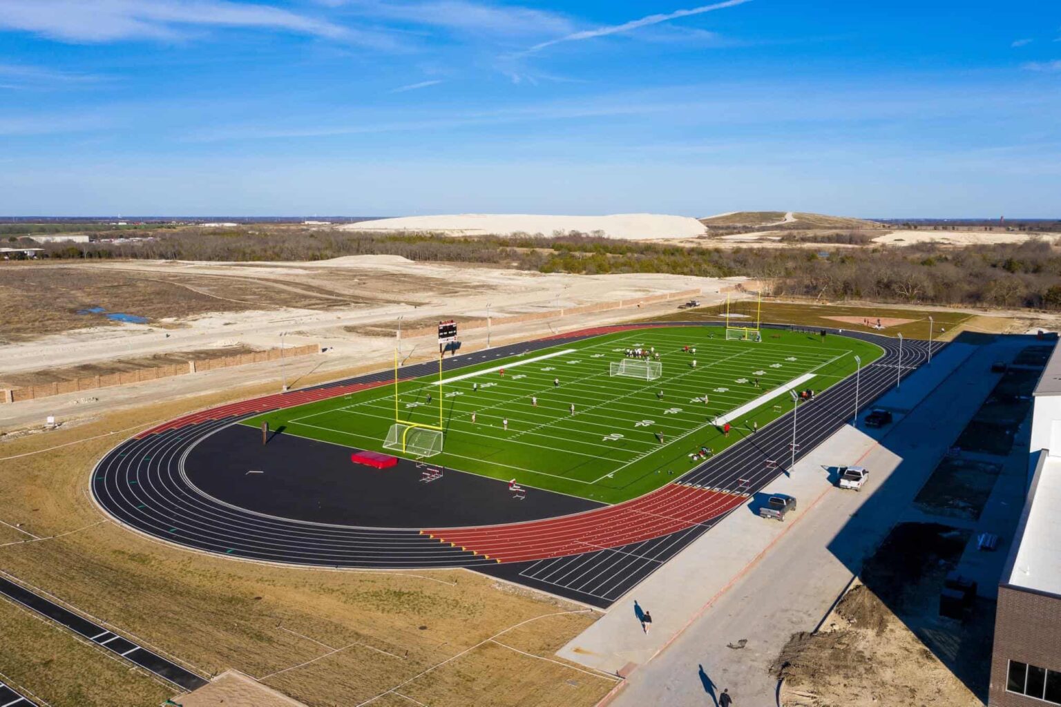 Melissa Isd Melissa High School Practice Field Brock Usa Shock Pads And Infill For 