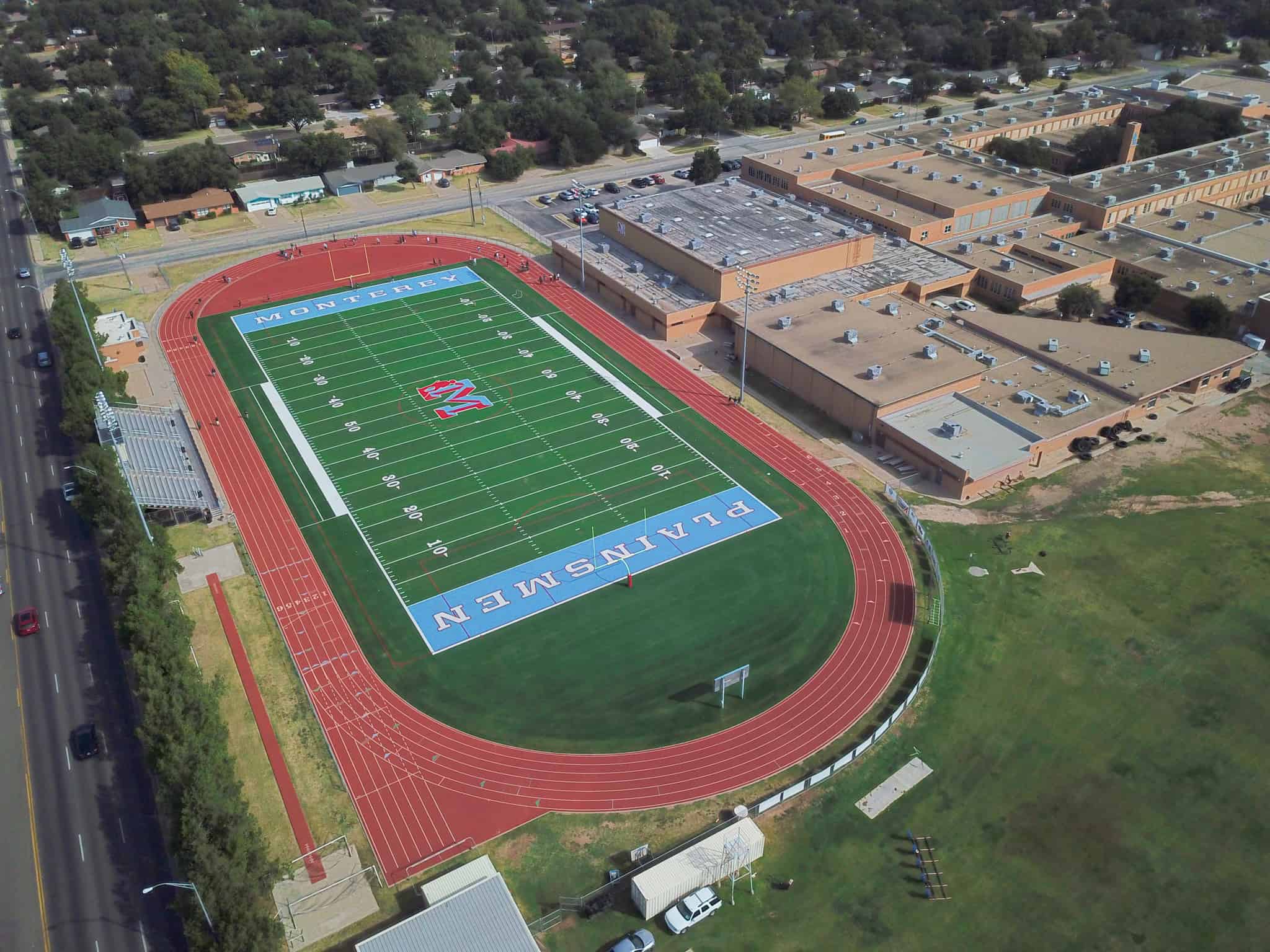 Lubbock ISD Monterey High School Brock USA Shock pads and infill