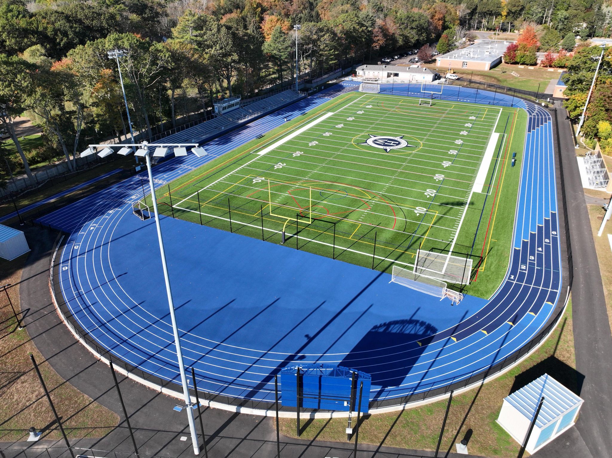 Hamilton-Wenham School District – Hamilton-Wenham Regional High School – Stadium Field — Brock surface system installation