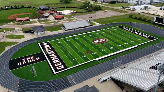 Germantown High School Football Field with Brock Shock Pads