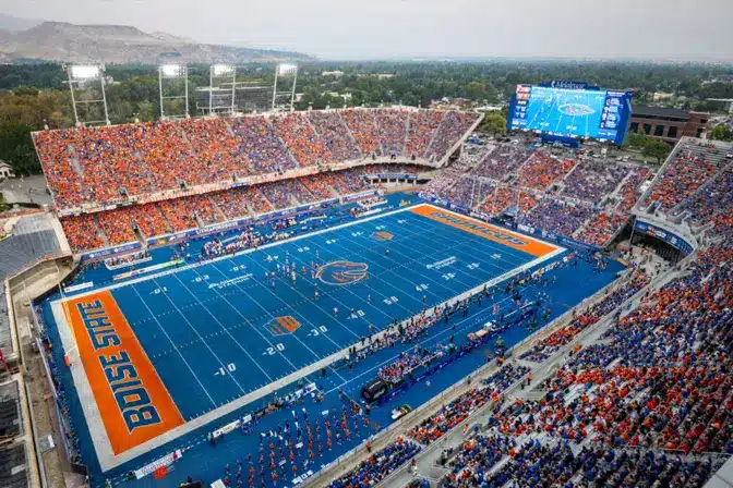 Boise State Blue Field with Brock Shock Pad