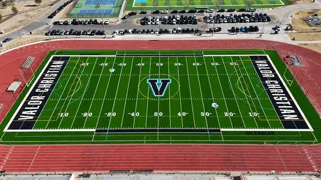 Valor Christian Soccer Field with Brock Shock Pads